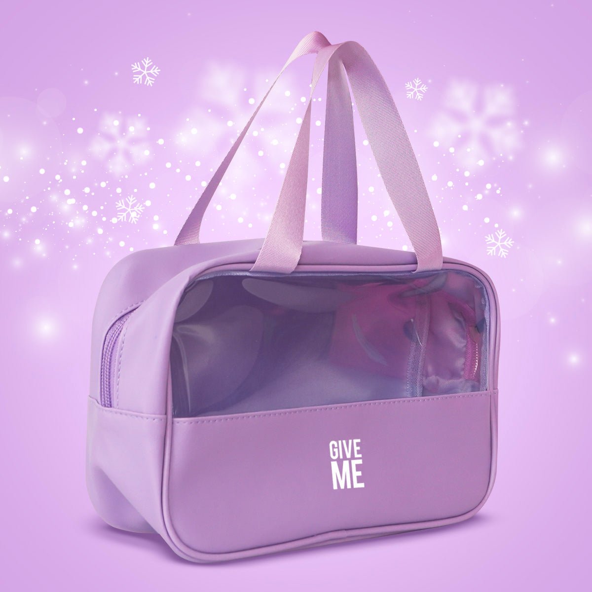 Purple Cosmetic & Toiletry Travel Bag - Give Me Cosmetics