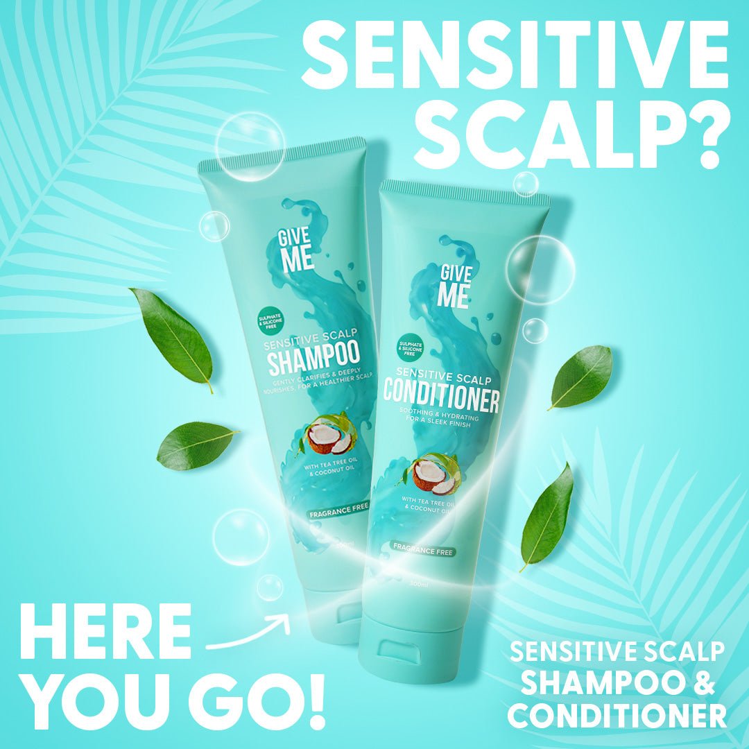 Sensitive Scalp Shampoo & Conditioner Bundle - Give Me Cosmetics