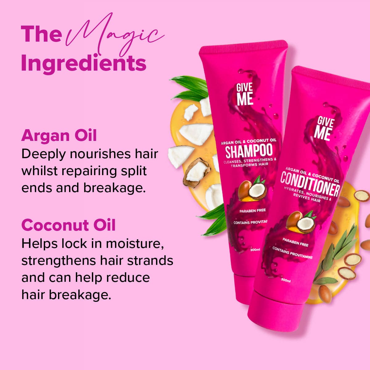 Argan Oil & Coconut Oil Limited Edition Bundle - Give Me Cosmetics