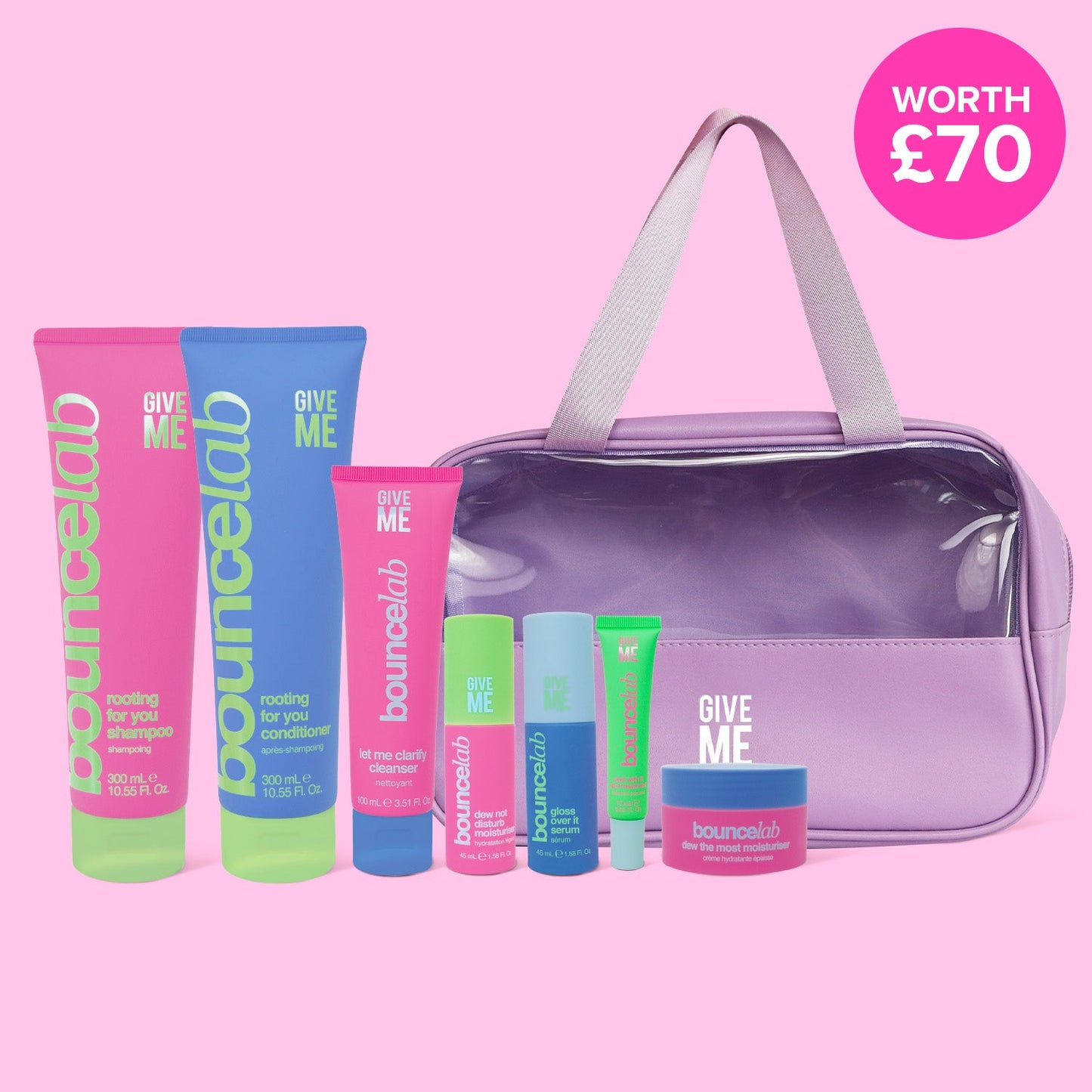 BounceLab Full Range with Cosmetic Bag - Give Me Cosmetics