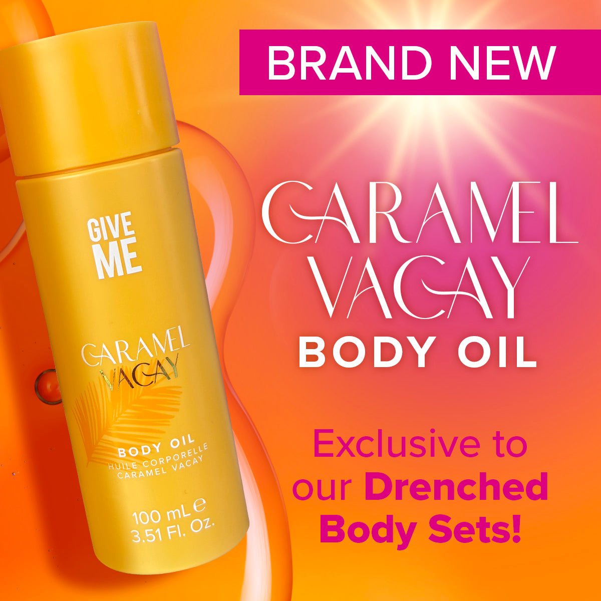Caramel Vacay Drenched Bodycare Set (Worth £39.97) - Give Me Cosmetics