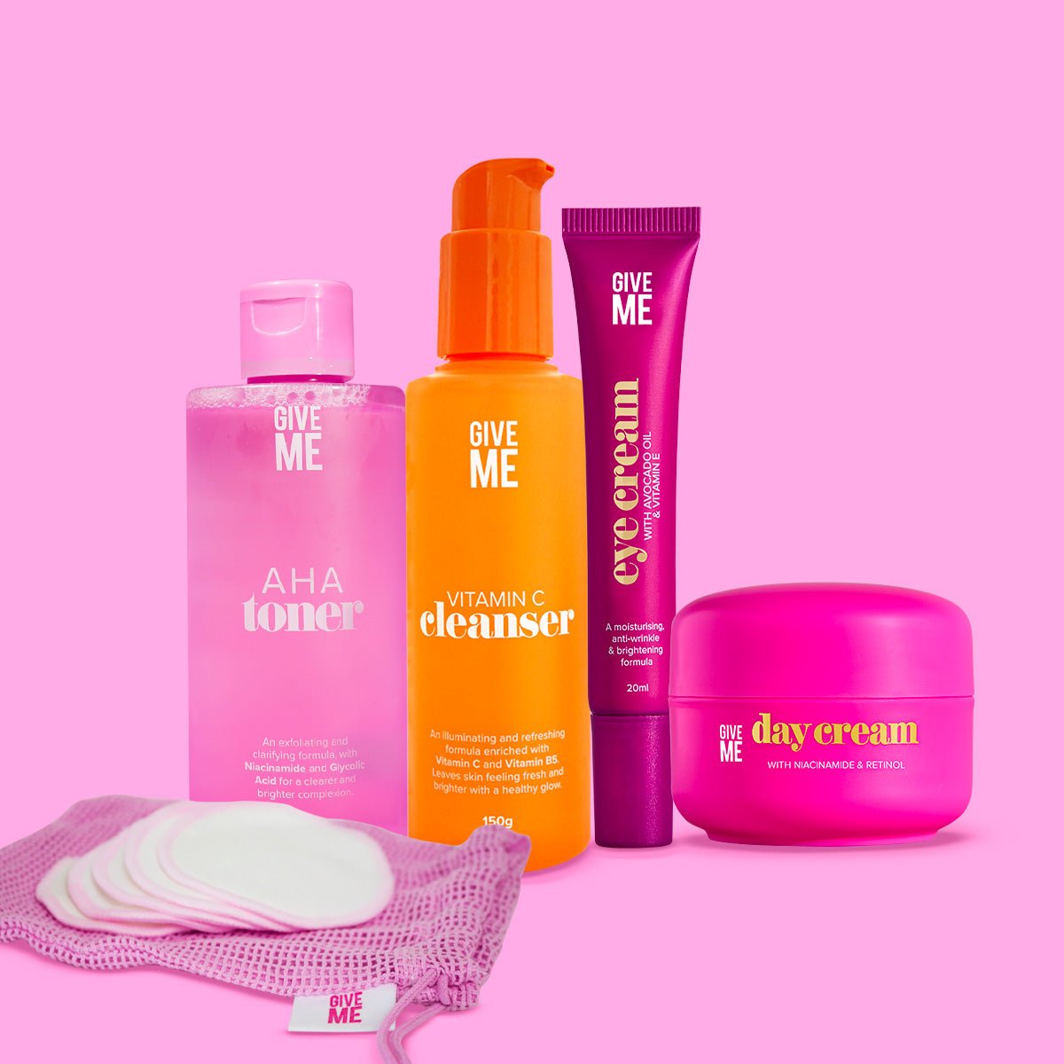 Exfoliate & Hydrate Skincare Bundle - Give Me Cosmetics