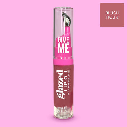 Glazed Lip Oil - Blush Hour - Give Me Cosmetics