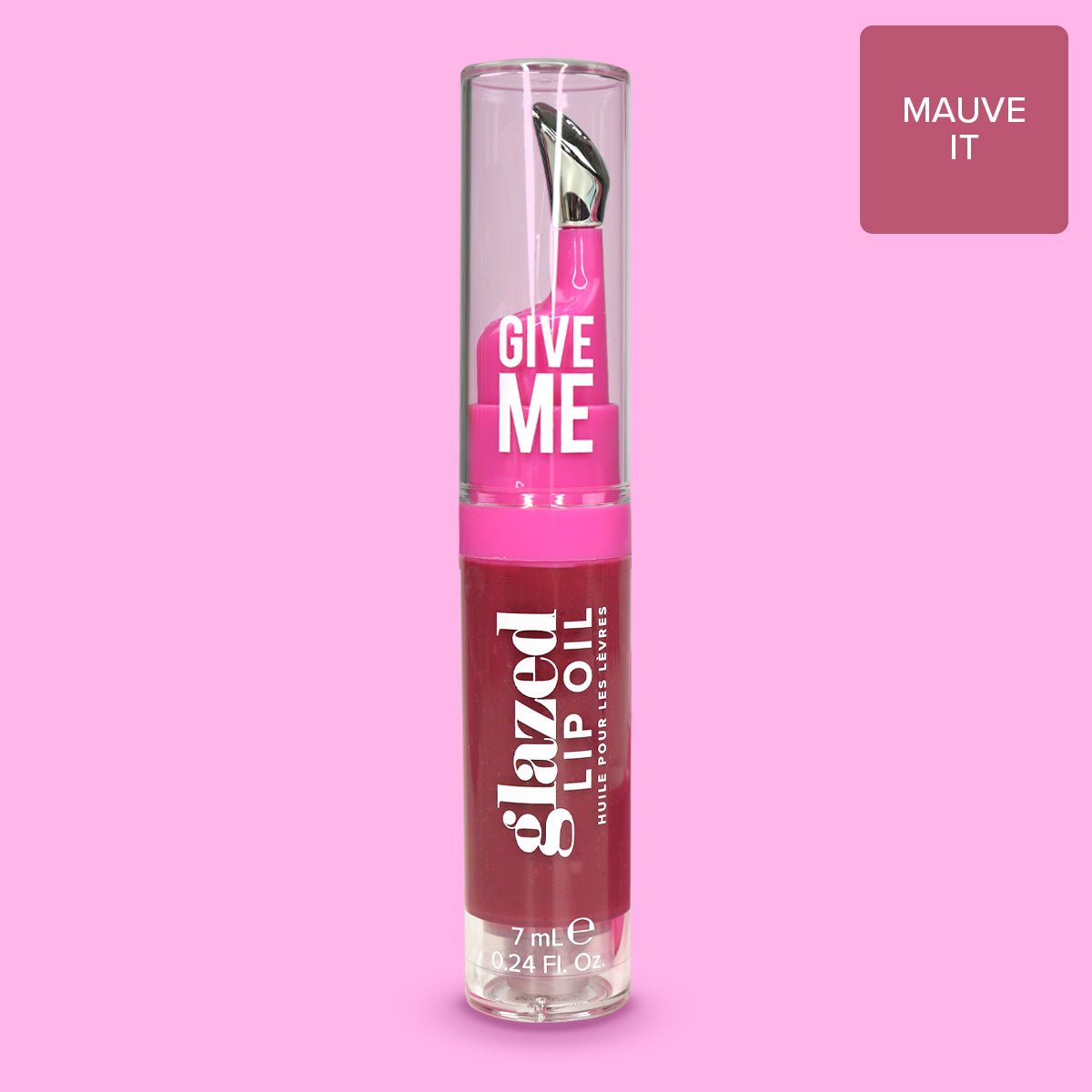 Glazed Lip Oil - Mauve It - Give Me Cosmetics