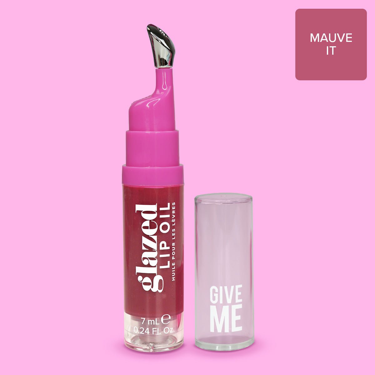 Glazed Lip Oil - Mauve It - Give Me Cosmetics