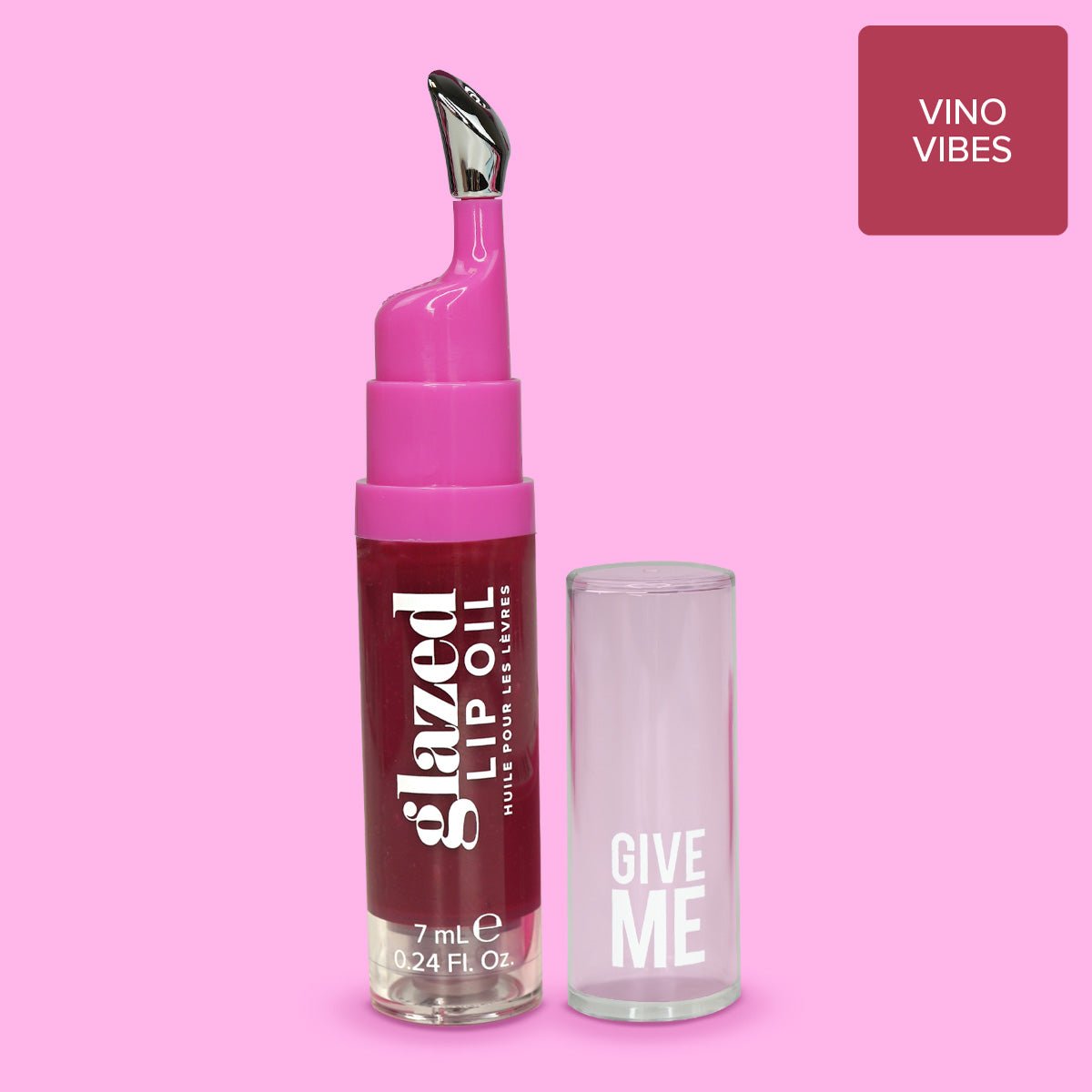 Glazed Lip Oil - Vino Vibes - Give Me Cosmetics