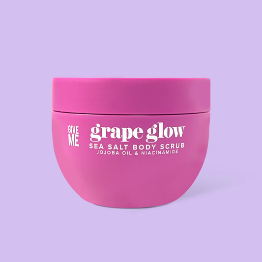 Grape Glow Sea Salt Body Scrub - Give Me Cosmetics