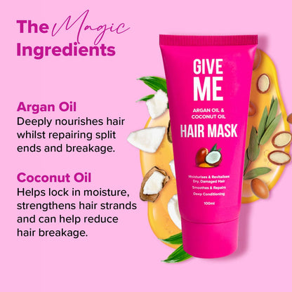 Hair Mask & Brush Bundle - Give Me Cosmetics