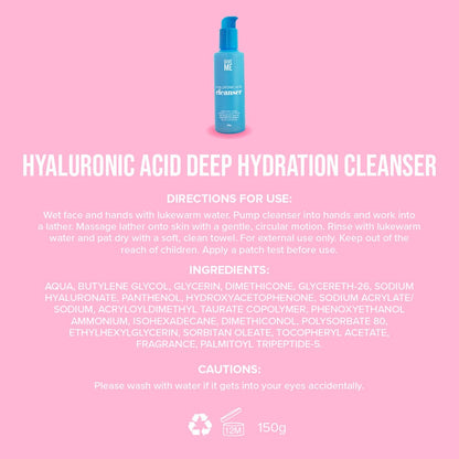 Hyaluronic Acid Deep Hydration Cleanser - Give Me Cosmetics