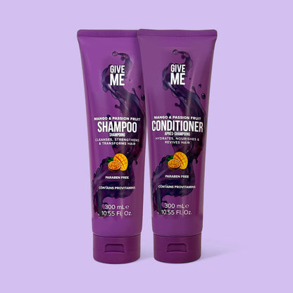Mango & Passion Fruit Shampoo & Conditioner Bundle (Worth £13.98) - Give Me Cosmetics