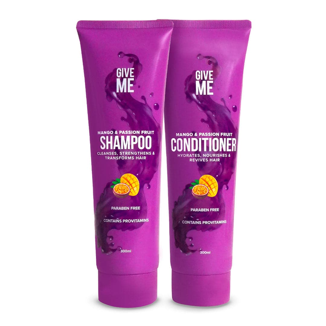 Nourishing Shampoo & Conditioner Bundle - Mango & Passion Fruit - Give Me Cosmetics