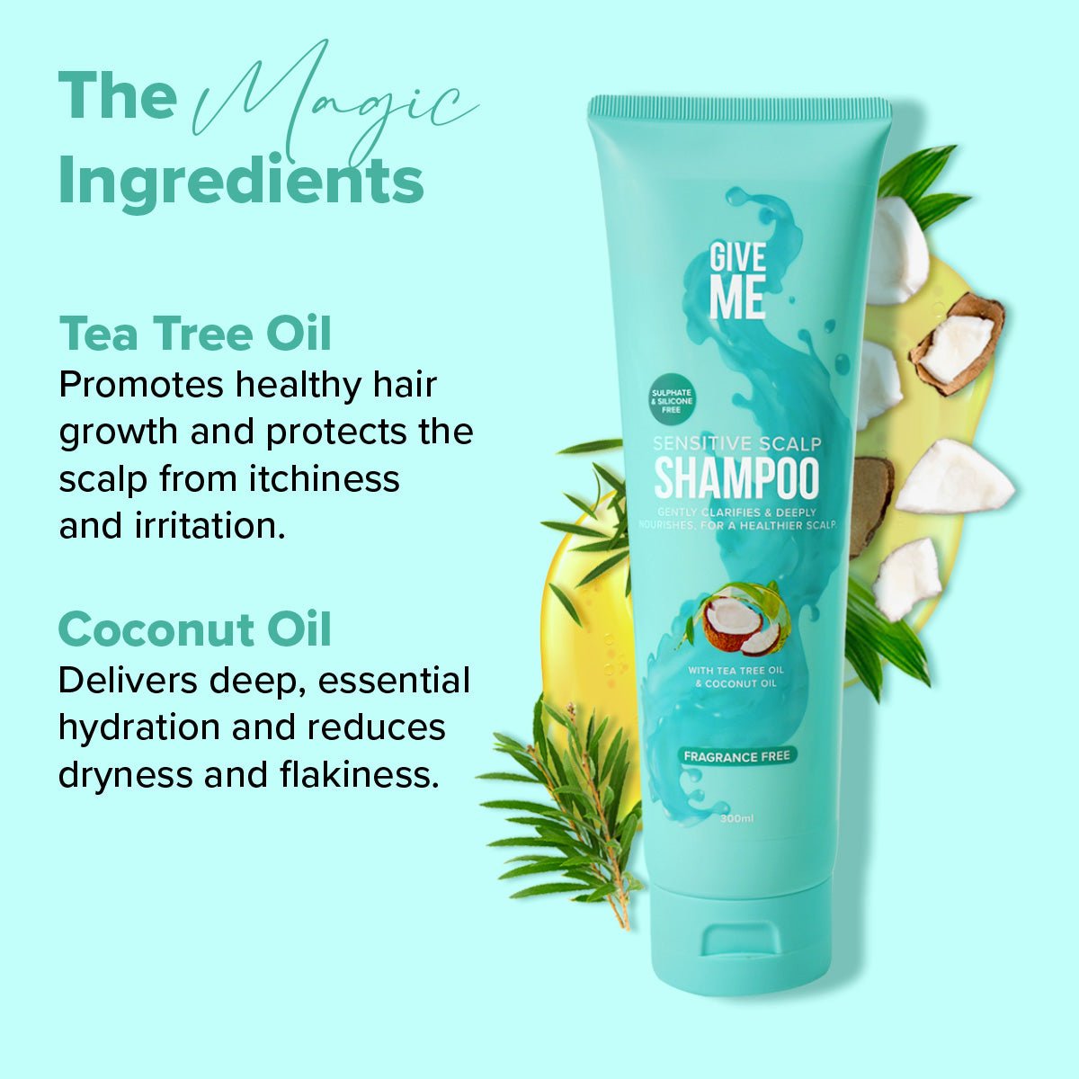 Sensitive Scalp Shampoo & Conditioner Bundle - Give Me Cosmetics