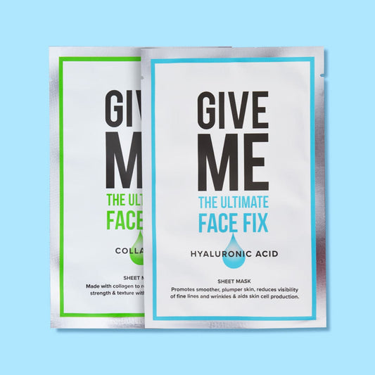 Twin Pack - Hyaluronic Acid & Collagen Sheet Masks - Give Me Cosmetics